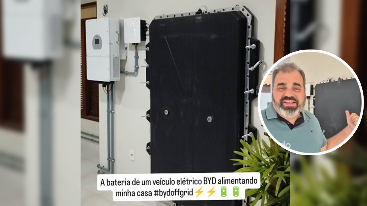 Brasileño convierte la batería de un BYD en energía doméstica contra apagones, ¡y una marca china le compra la idea!