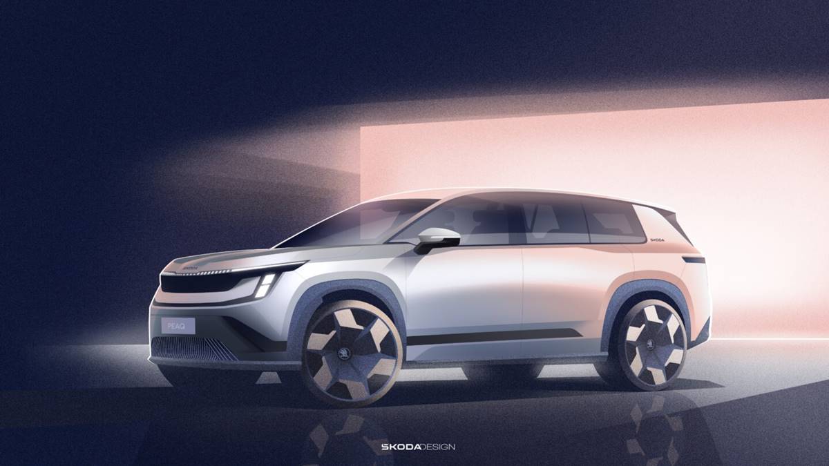 Škoda adelanta el diseño de su nuevo SUV eléctrico de siete plazas: el Peaq