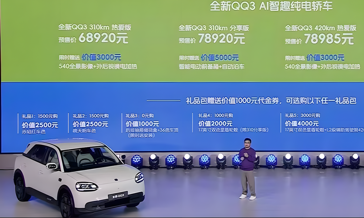 Chery lanza un coche eléctrico por menos de 7.000 euros que deja en ridículo a Europa