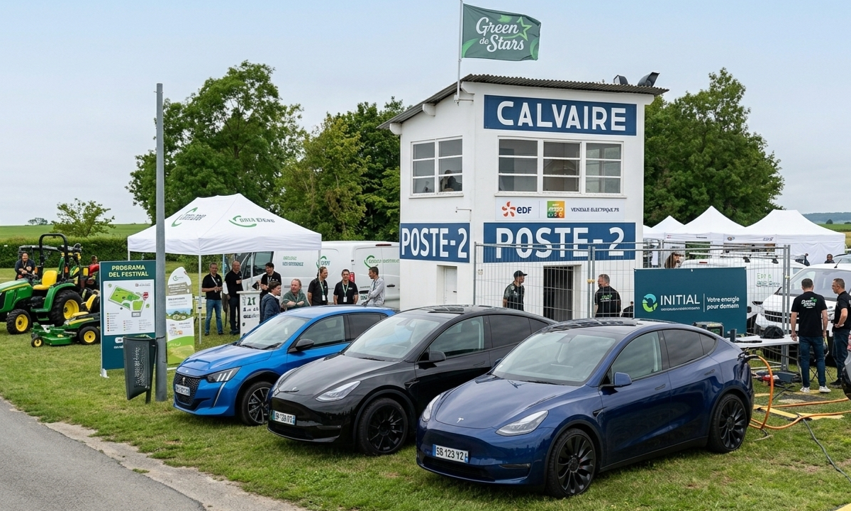 El festival del futuro: así usan coches eléctricos para alimentar un evento sin generadores diésel