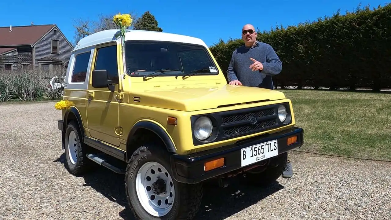 Convierte su viejo Suzuki Jimny de 1996 en un coche eléctrico, y la transformación solo le llevó 5 días