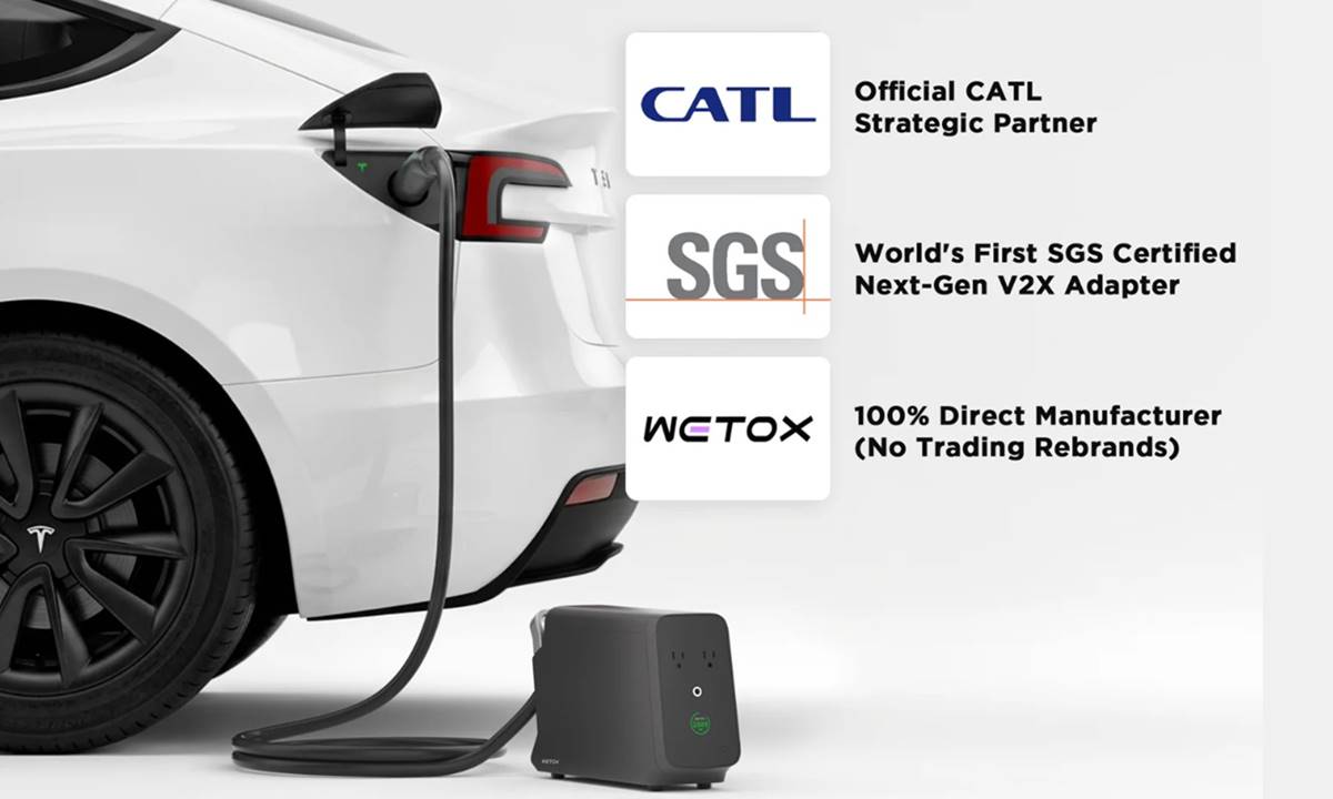 El adaptador que a&ntilde;ade la funci&oacute;n V2L a los Tesla con hasta 6,6 kW de potencia