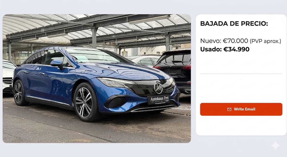 El Mercedes EQE es uno de los mayores chollos del mercado si buscas lujo y autonomía