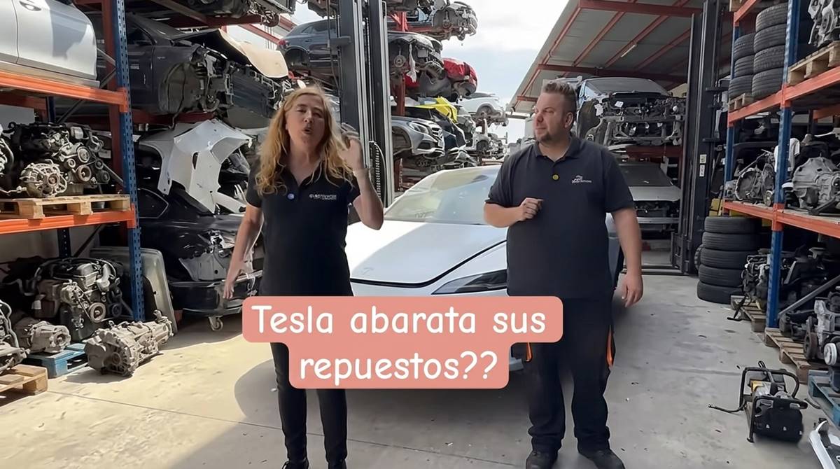 Desmontan un Tesla Model 3 en el desguace: varios recambios cuestan la mitad que en un Volkswagen Golf