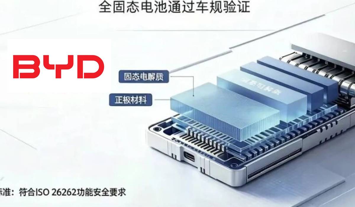 1.200 km de autonomía, las baterías sólidas de BYD superan las últimas pruebas