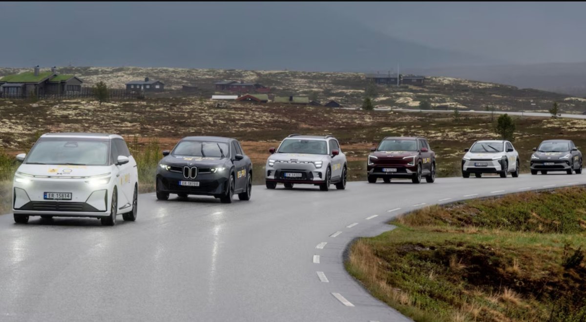 Noruega pone a prueba 24 coches eléctricos: BMW gana y XPeng sorprende a todos