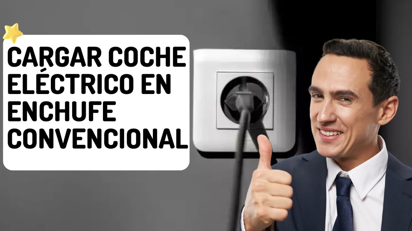 ¿Se puede recargar un coche eléctrico con un enchufe convencional?