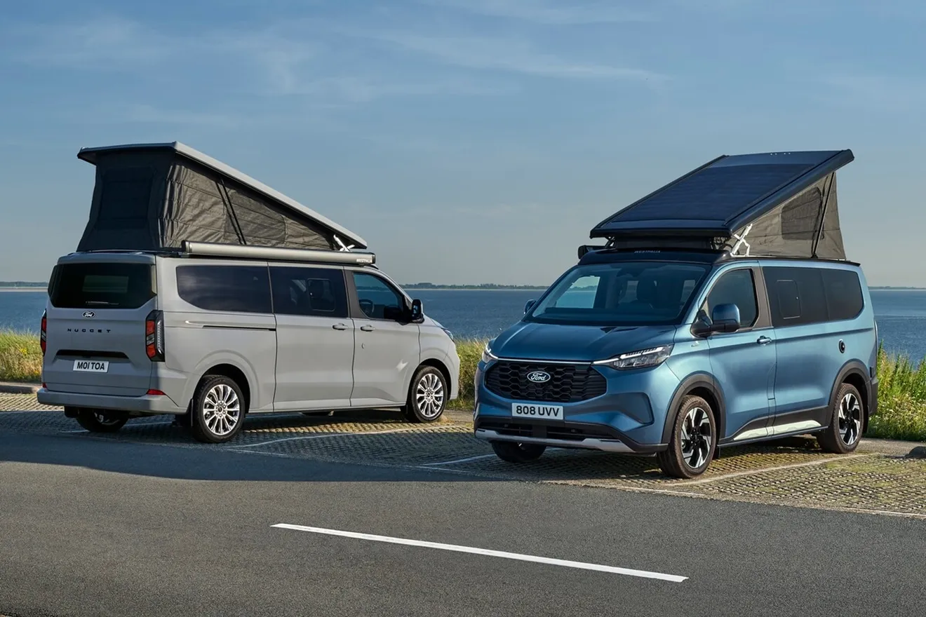 Ford presenta su nueva camper híbrida enchufable, la Transit Custom Nugget PHEV