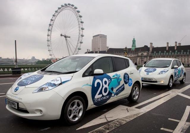 Taxi eléctrico gratis a cambio de un tweet