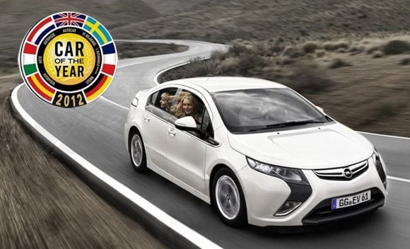 El Opel Ampera, coche del año en Europa 2012