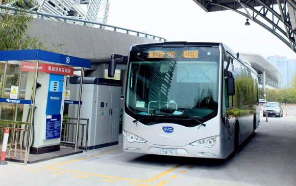 1.500 autobuses y taxis eléctricos en Shenzhen