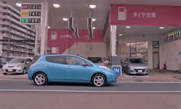 El primer anuncio global del Nissan Leaf