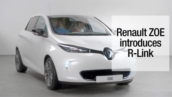 El Renault ZOE nos presenta el R-Link