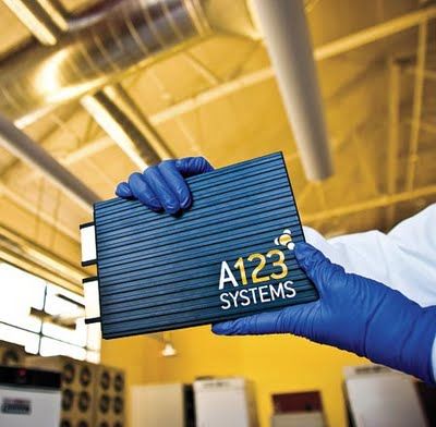 A123 trabaja con algunos de los más importantes fabricantes