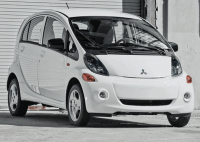 Mitsubishi Miev, una estación eléctrica móvil para emergencias