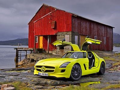 Nuevas imágenes y datos del SLS AMG E-Cell