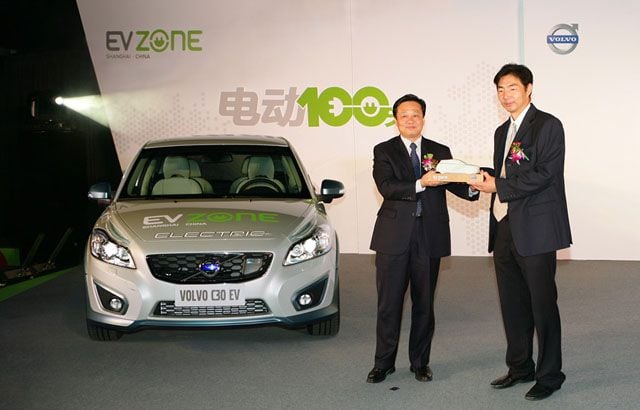 El Volvo C30 eléctrico coche verde del año en China