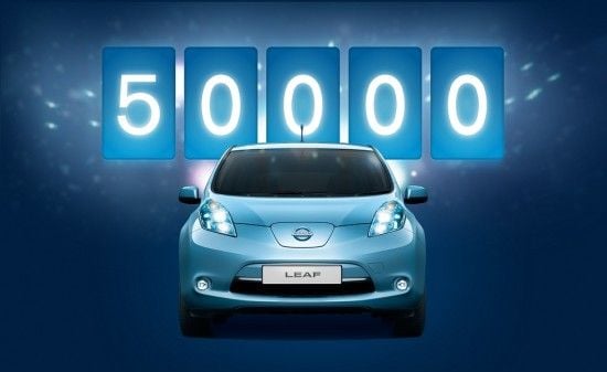 El Nissan Leaf alcanza las 50.000 unidades vendidas