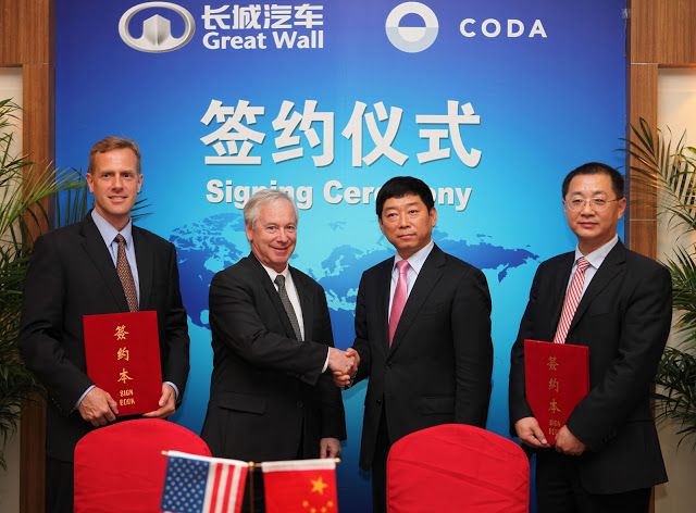 Coda y Great Wall se unen para fabricar un coche eléctrico económico