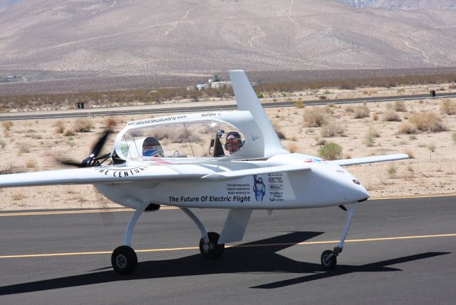 Récord de velocidad de una avioneta eléctrica