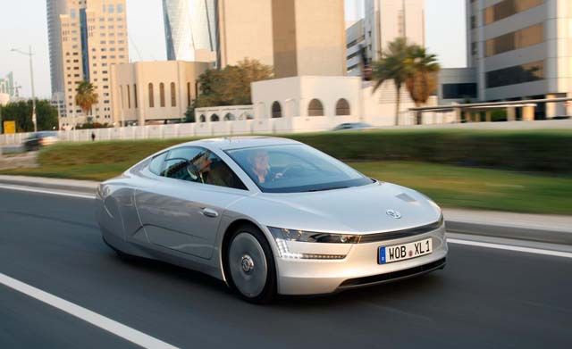 Primeras pruebas de la prensa con el Volkswagen XL1