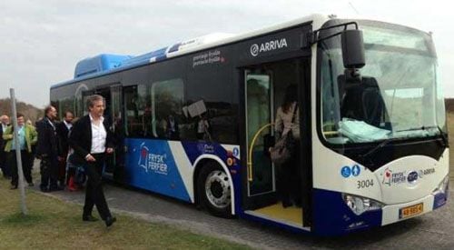 Schiermonnikoog, la primera localidad europea con una flota 100% de autobuses eléctricos