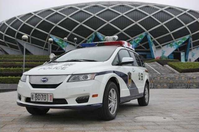 500 BYD E6 para la policía de Shenzhen