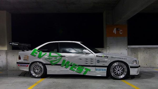 Un explosivo BMW M3 eléctrico para el Pikes Peak