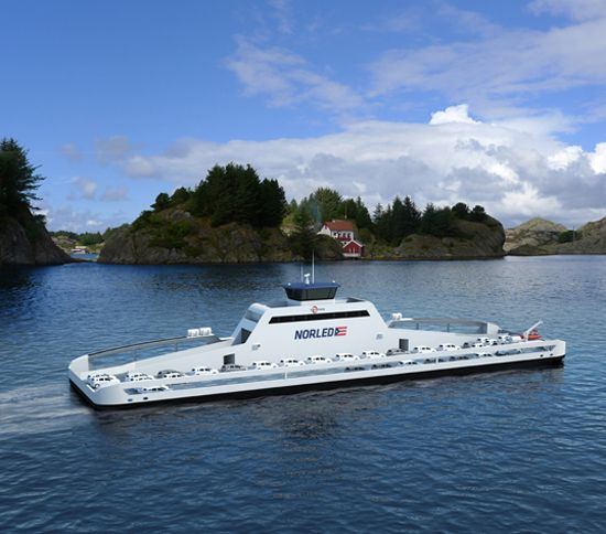 Un ferry eléctrico para Noruega