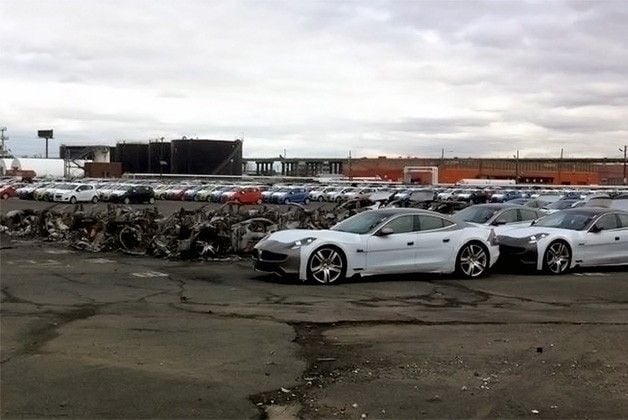 Fisker demanda a la aseguradora por los Karma destruidos por el huracán Sandy