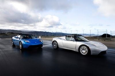 Tesla Roadster en Madrid