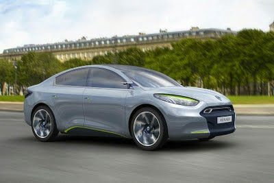 Renault muestra las primeras imágenes del Fluence eléctrico