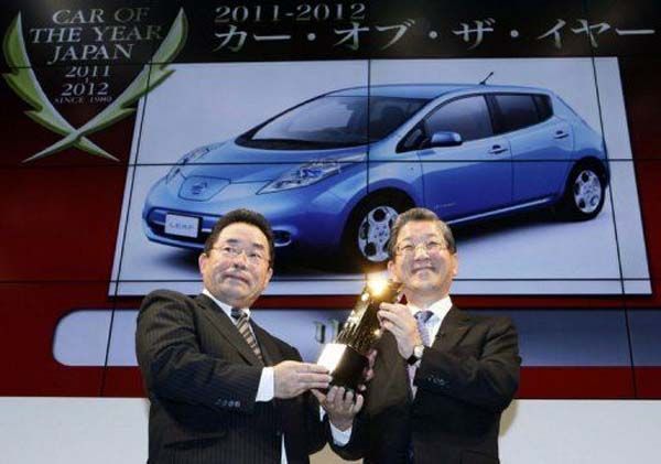 Nissan Leaf, coche del año 2011 en Japón