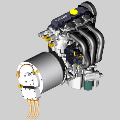 Lotus presentará el extensor de autonomía para motores eléctricos