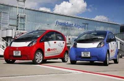 El aeropuerto de Frankfurt adquiere dos Mitsubishi Miev