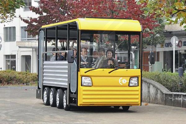 E-KomiBus, un autobús eléctrico para lugares tranquilos