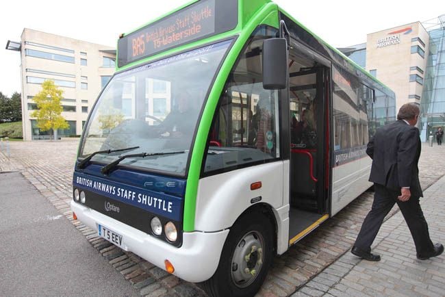 Solo, el autobús eléctrico de Heathrow