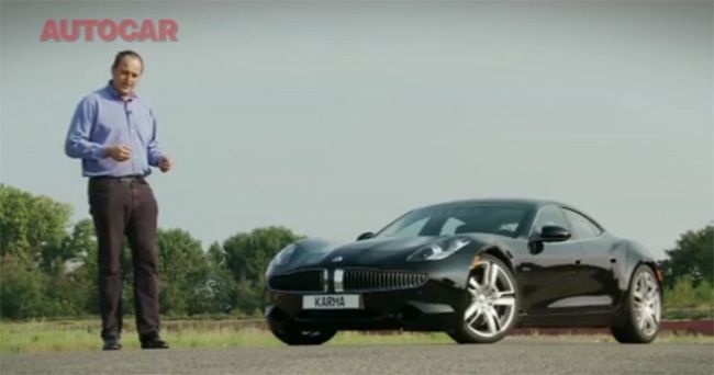 Primera prueba del Fisker Karma en Europa