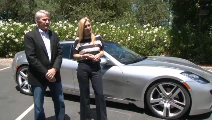 Entrega de llaves del primer Fisker Karma