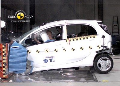 Mitsubishi Miev, cuatro estrellas EuroNCAP