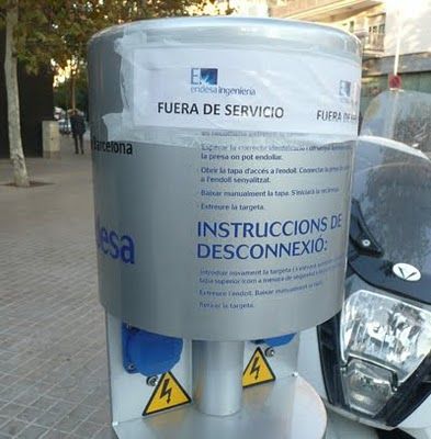 Endesa comienza a desconectar sus puntos de recarga de Barcelona