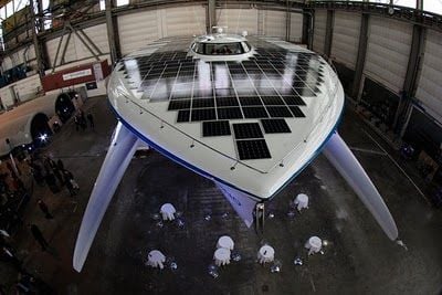 El barco eléctrico más grande del mundo listo para su primera vuelta al planeta