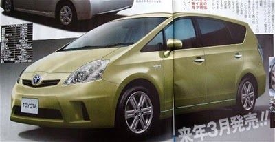 El Prius monovolumen saldrá en el 2011 y se llamará Alpha