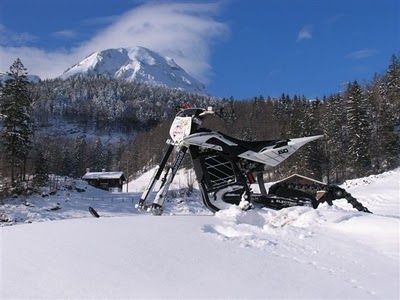 Prototipo Quantya: Moto de nieve eléctrica