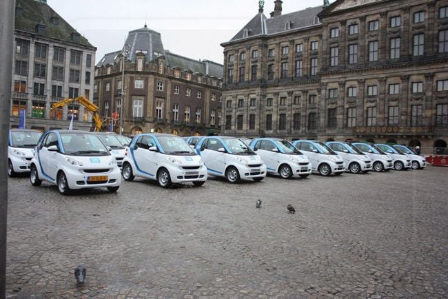 Daimler pone en marcha el car2go de Amsterdam