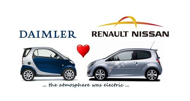 Renault-Nissan y Daimler trabajan en un coche eléctrico conjunto