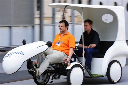 Hydrogenia, un rickshaw a hidrógeno diseñado en Alemania