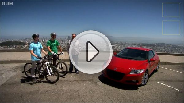 Top Gear enfrenta a un Honda CR-Z contra unas bicicletas