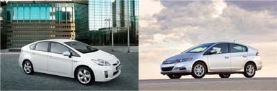 Comparativa Toyota Prius - Honda Insight