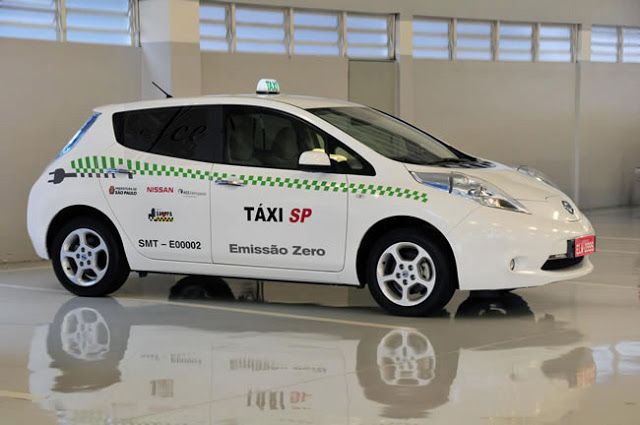 El Nissan Leaf comenzará a trabajar como taxi en la ciudad brasileña de Sao Paulo